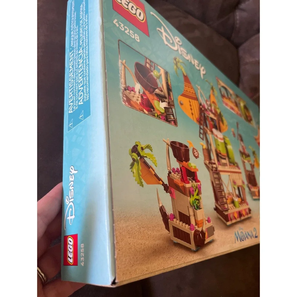 LEGO Disney Moana 2 Kakamora Barge 43258 Building Set 572 Pcs New